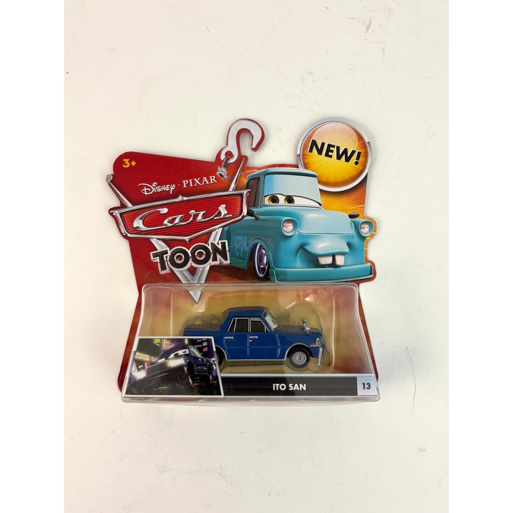 Disney Pixar Cars Toon Ito San #13 Tokyo Mater 2009 Mattel New Sealed